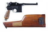 Mauser 1930 Broomhandle Commercial Pistol 7.63mm Mauser