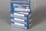 4 bxs Fiocchi 9mm ammo