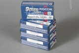 4 bxs Fiocchi 9mm ammo