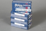 4 bxs Fiocchi 9mm ammo