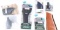 Lot of 5 Holsters and Flashlight