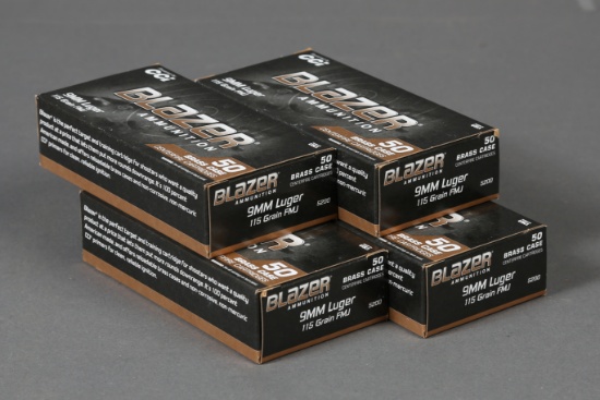 4 bxs CCI 9mm Ammo