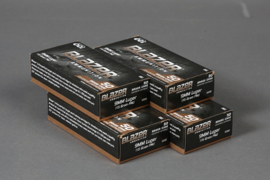4 bxs CCI 9mm Ammo