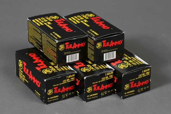 5 bxs TulAmmo 7.62x39 Ammo