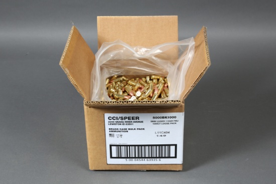 1 Large Box CCI 9mm Ammo