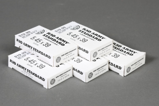 5 bxs Red Army Standard 5.45x39 Ammo