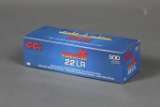 1 brick CCI .22lr Ammo