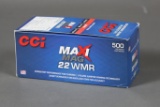 1 brick CCI .22 WMR Ammo