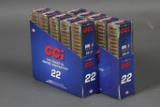 10 bxs CCI .22lr Ammo