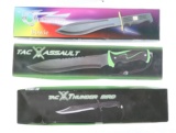 3 Bowie knives