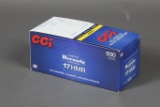 1 brick CCI .17 HMR Ammo