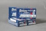 4 bxs Fiocchi 9mm Ammo