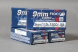 4 bxs Fiocchi 9mm Ammo