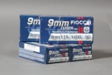 4 bxs Fiocchi 9mm Ammo