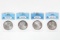 4 Silver Eagle Coins