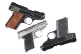 Grouping of 3  Pistols
