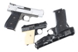 Grouping of 3  Pistols