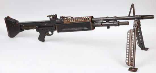 Saco Defense M-60 Machine Gun with demilled barrel  and gas chamber, solid