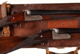 Pair of GE Lewis Boxlock Ejector SxS Shotguns 12ga