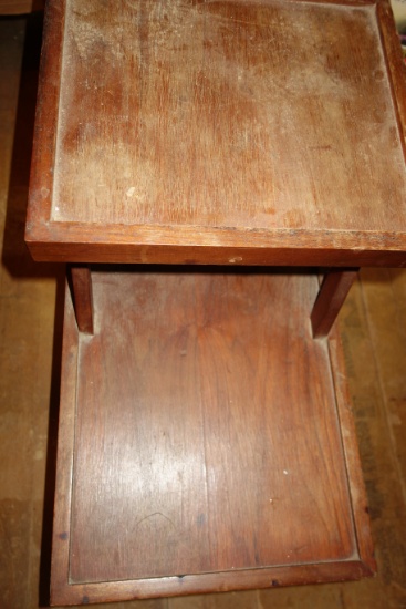 Handmade Wood End Table