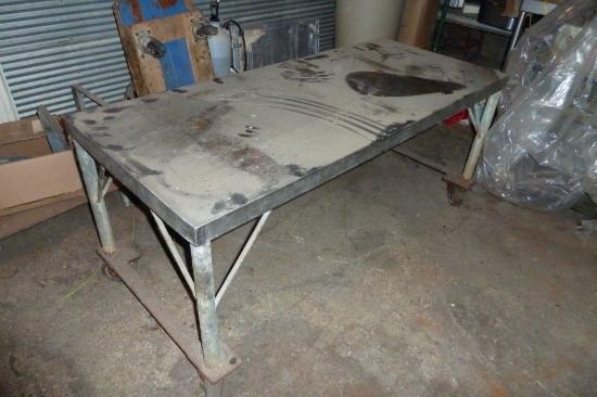 Stainless Table on Wheels