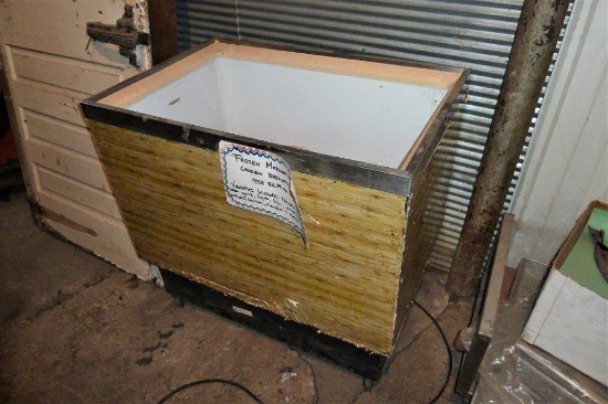 Open Chest Freezer on Wheels