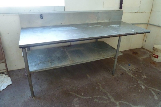 Stainless Table for Cutting Meat