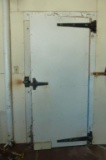 Wood Insulated Walk-In Freezer Door