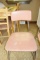 Vintage Hey Woodite Pink Plastic Chairs Set Of 2