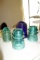 Vintage Glass Insulator Hemmingray-16 (2) Hemmingray-9 (1)