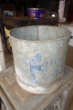 Hiawatha Metal Bucket pail fishing