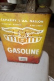 Eagle Manufacturing Gasoline Can 1 gallon metal vintage