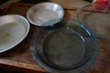 Pie Pan Plate Dish Lot Of 4