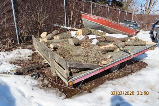 Homemade Snowmobile Trailer