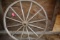 Wooden Wagon Wheel 4'