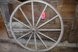 Wooden Wagon Wheel 4'