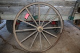 Wooden Wagon Wheel 4'