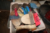 Container Of Horse Grooming Tools