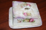 Vintage covered cheese plate