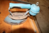 Vintage blue iron
