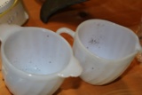 Vintage Fire King sugar and creamer