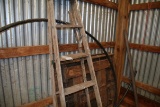 Old wood ladder