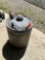 Galvanized gas can