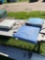 Lot of three boat cushions