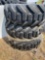 Industrial lug backhoe tires