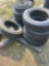Lot of assorted tires