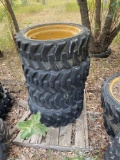 Skid loader tires and rims