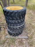 Skid loader tires and rims