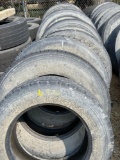 Row of tire cases
