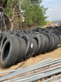 Large lot of semi tire casings